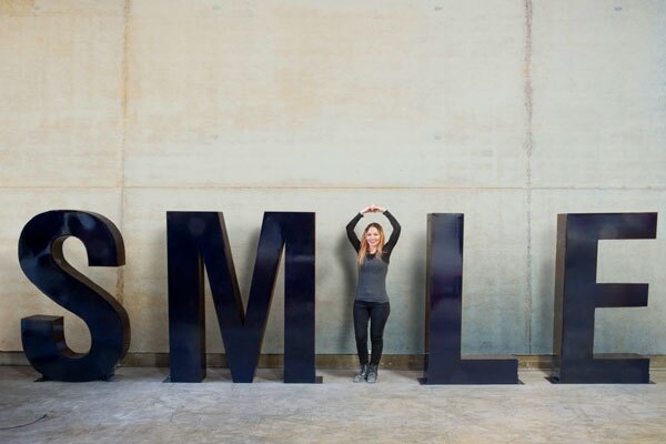 Metal Smile large letters Gallery